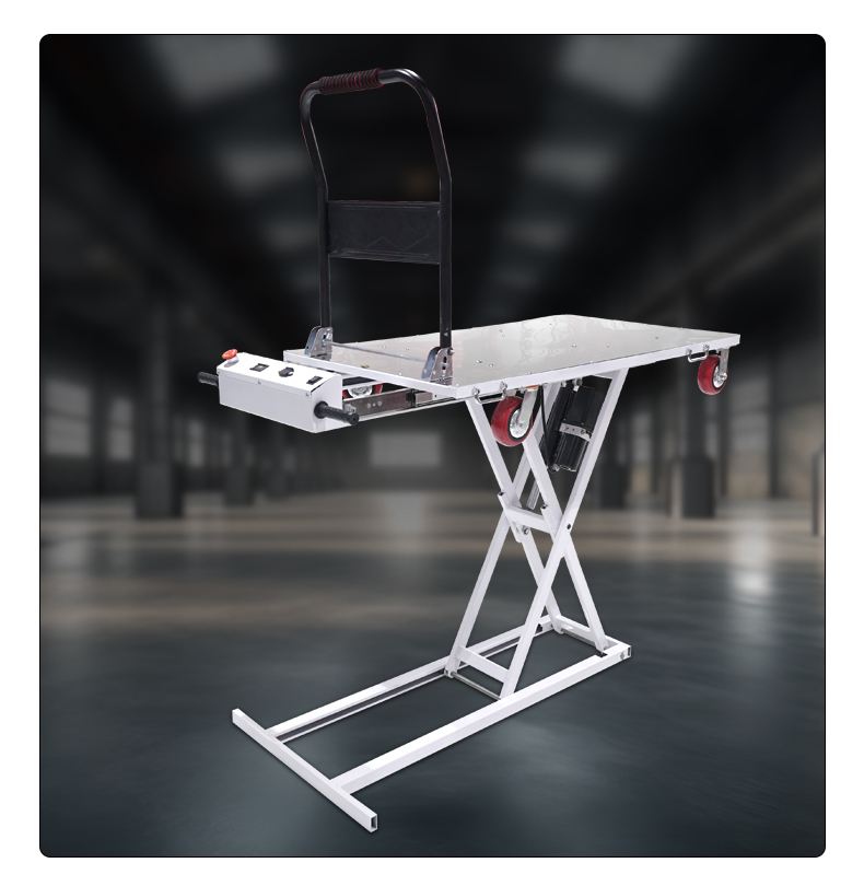 Matibay na electric scissor lift truck