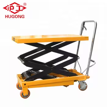 Hand lift platform trolley